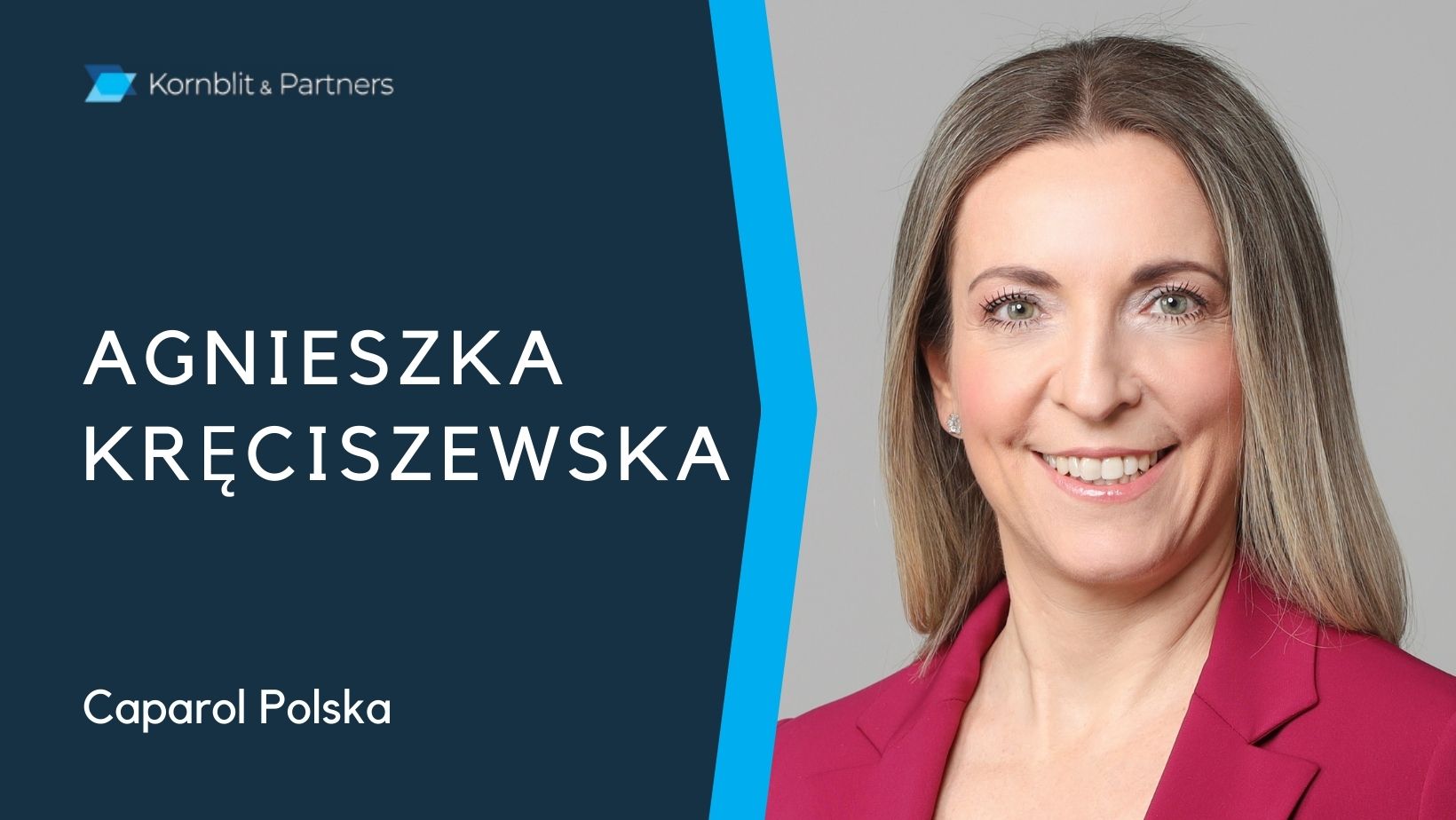 Agnieszka Kręciszewska, CFO Caparol Polska w wywiadzie dla Kornblit Talks