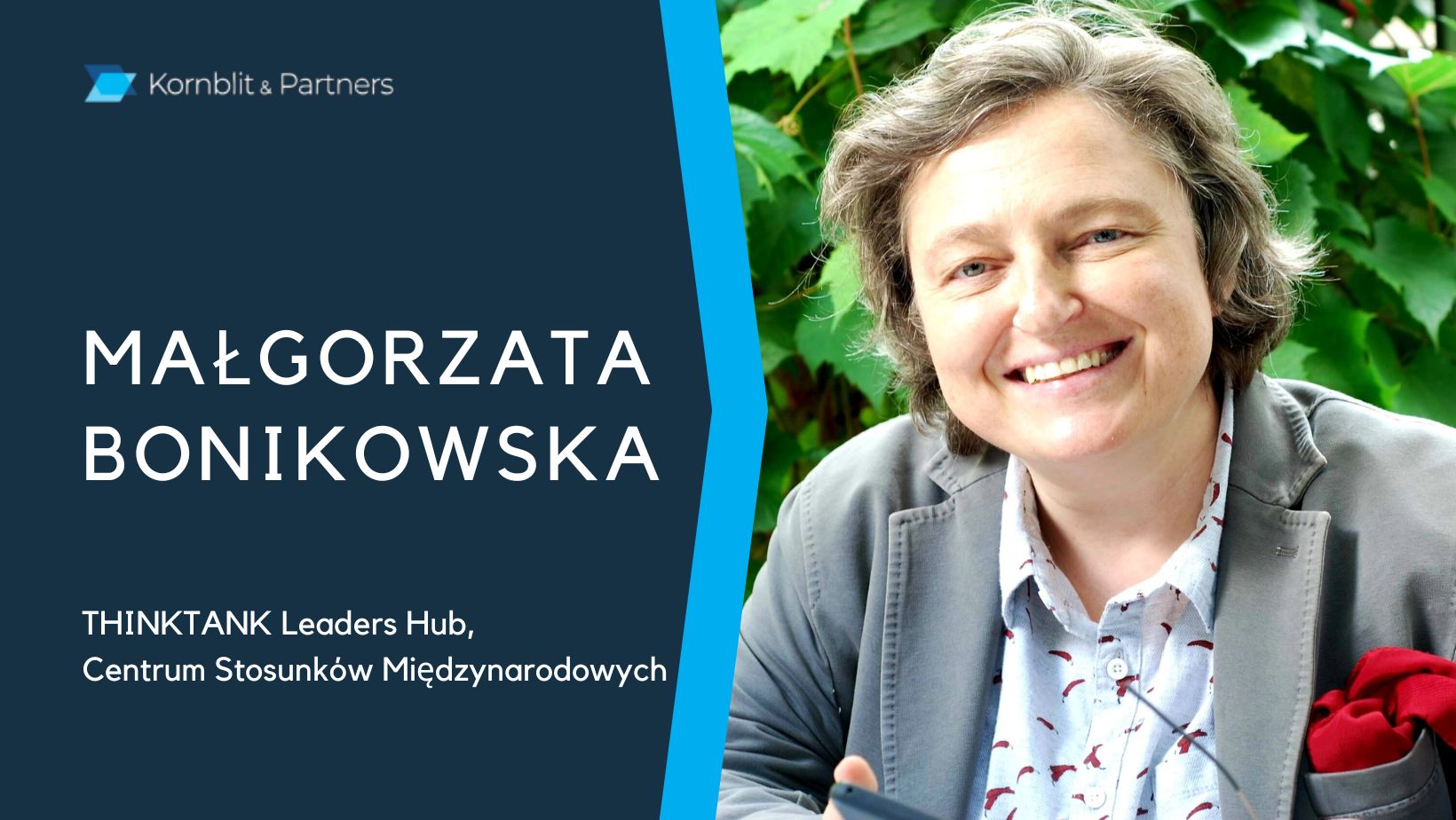 Małgorzata Bonikowska wywiad dla Kornblit & Partners