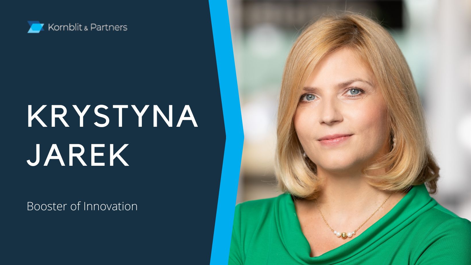 Krystyna Jarek, ekspertka AI wywiad dla Kornblit & Partners