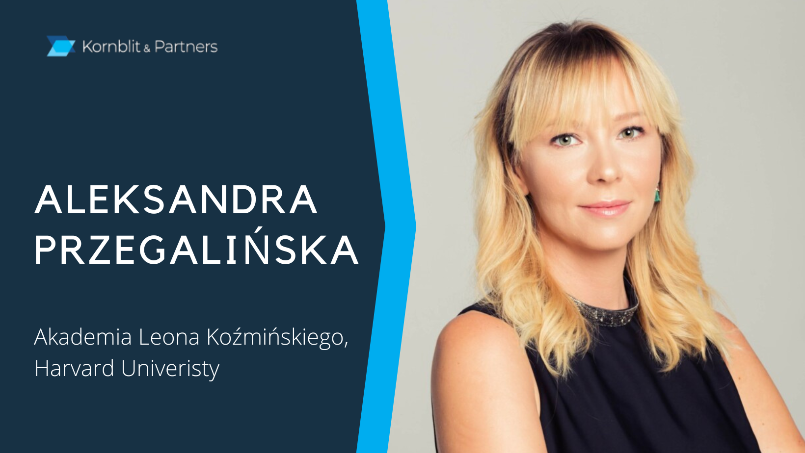 Aleksandra Przegalińska wywiad dla Kornblit and Partners